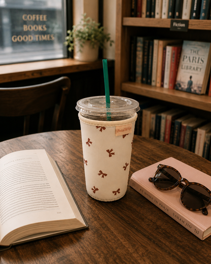 Iced Coffee Sleeve (Sunday Bows)