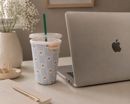 Iced Coffee Sleeve (Heirloom Floral)