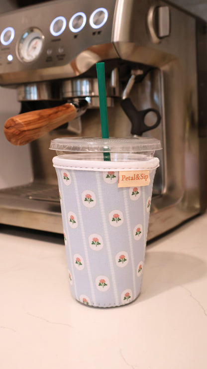 Iced Coffee Sleeve (Heirloom Floral)